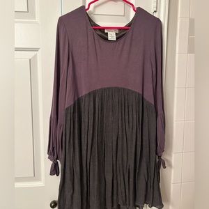Paisley Vine tunic/short dress. Size L.